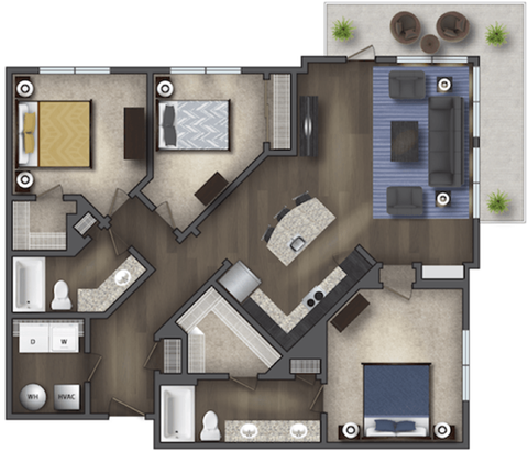 1254 Eastover Drive Studio-3 Beds Apartment for Rent - Photo Gallery 20